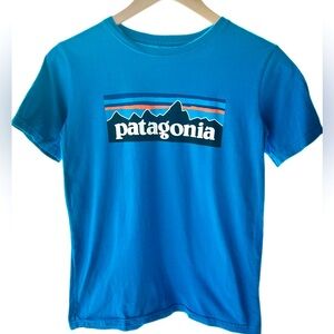 Patagonia P-6 Logo SS T-Shirt ~ Size Large(12)